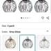 3 Pack 1 Light 6.3 Kitchen Island Hanging Pendant Ceiling Light Farmhouse Di...