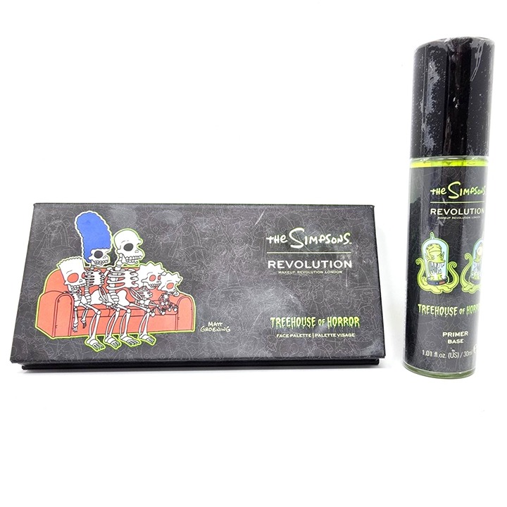The Simpsons X Revolution Treehouse Of Horror Face Palette & Primer Base Set