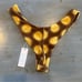Frankies Bikinis Katarina Terry Cheeky Bikini Bottom in Golden Sun Print
