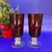 Granada Ruby Red Iced Tea Goblets by Duncan Miller