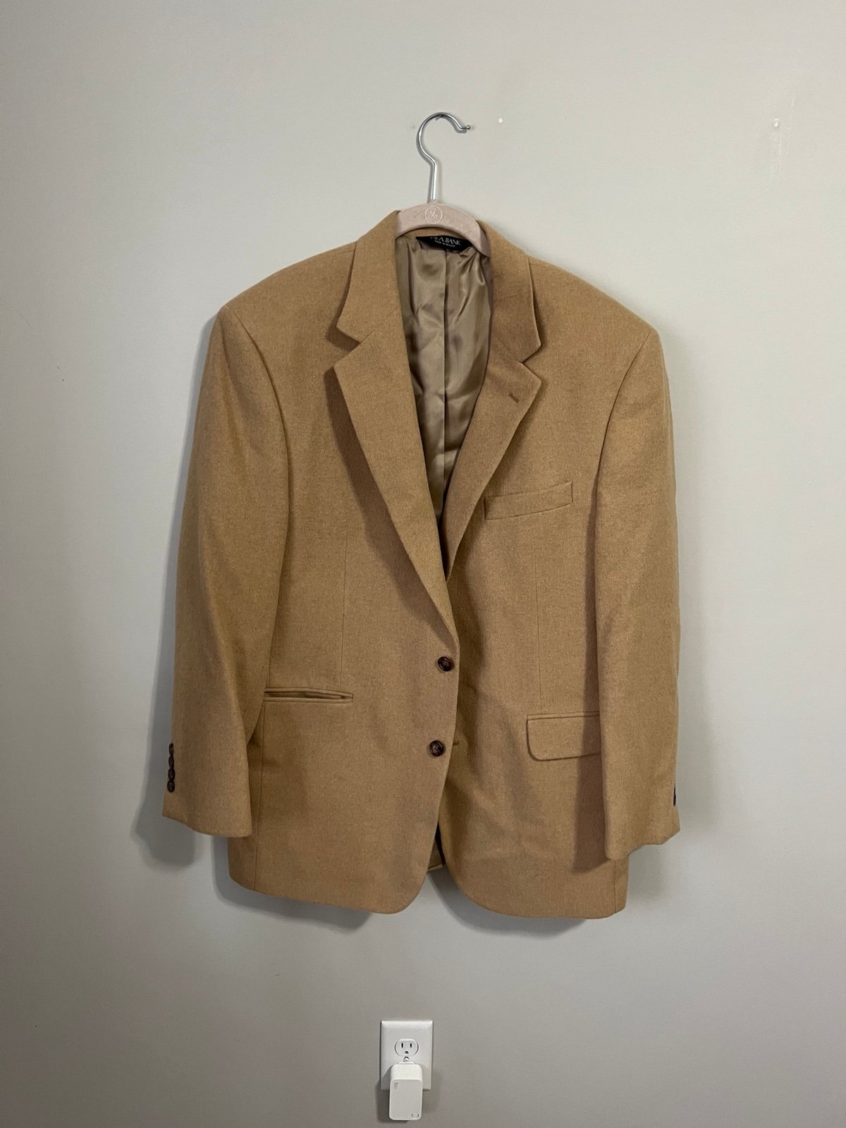 Camel hair blazer