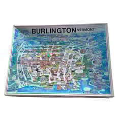 Vintage White Mountain Burlington Vermont Jigsaw Puzzle 1000 Piece