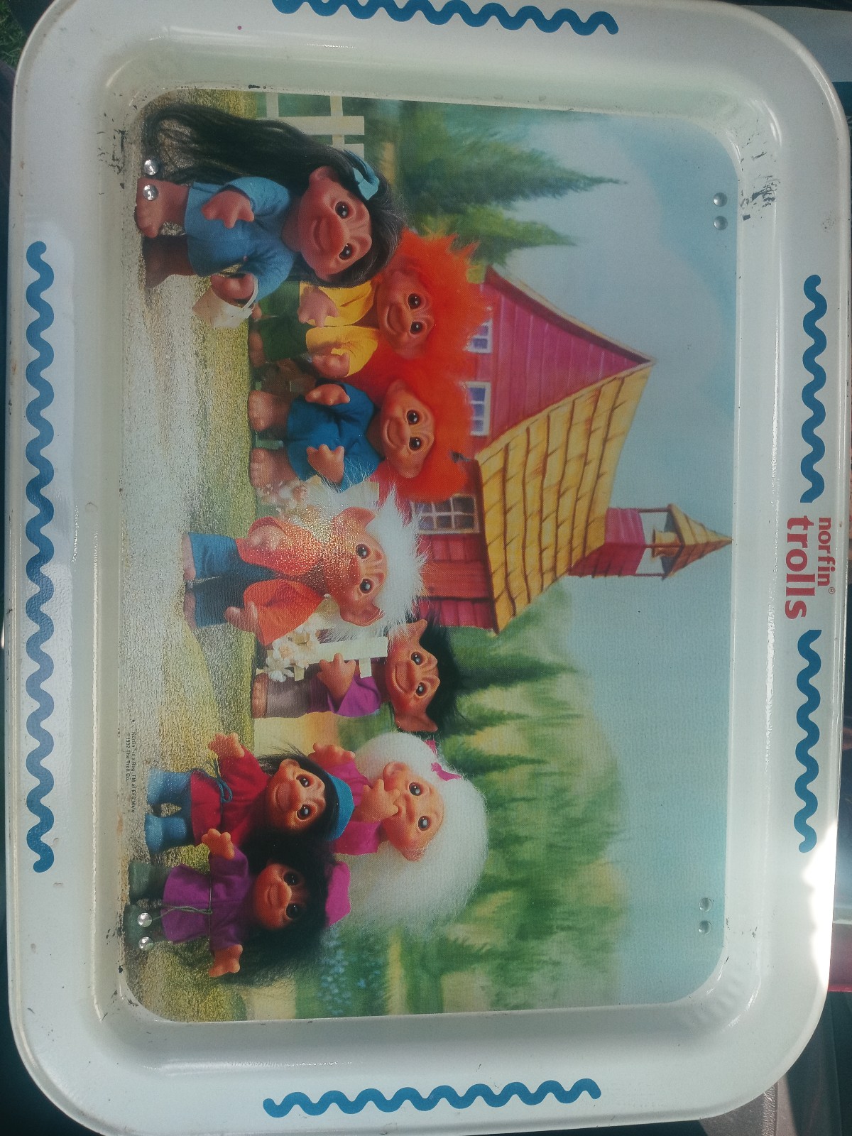 Vintage troll tray
