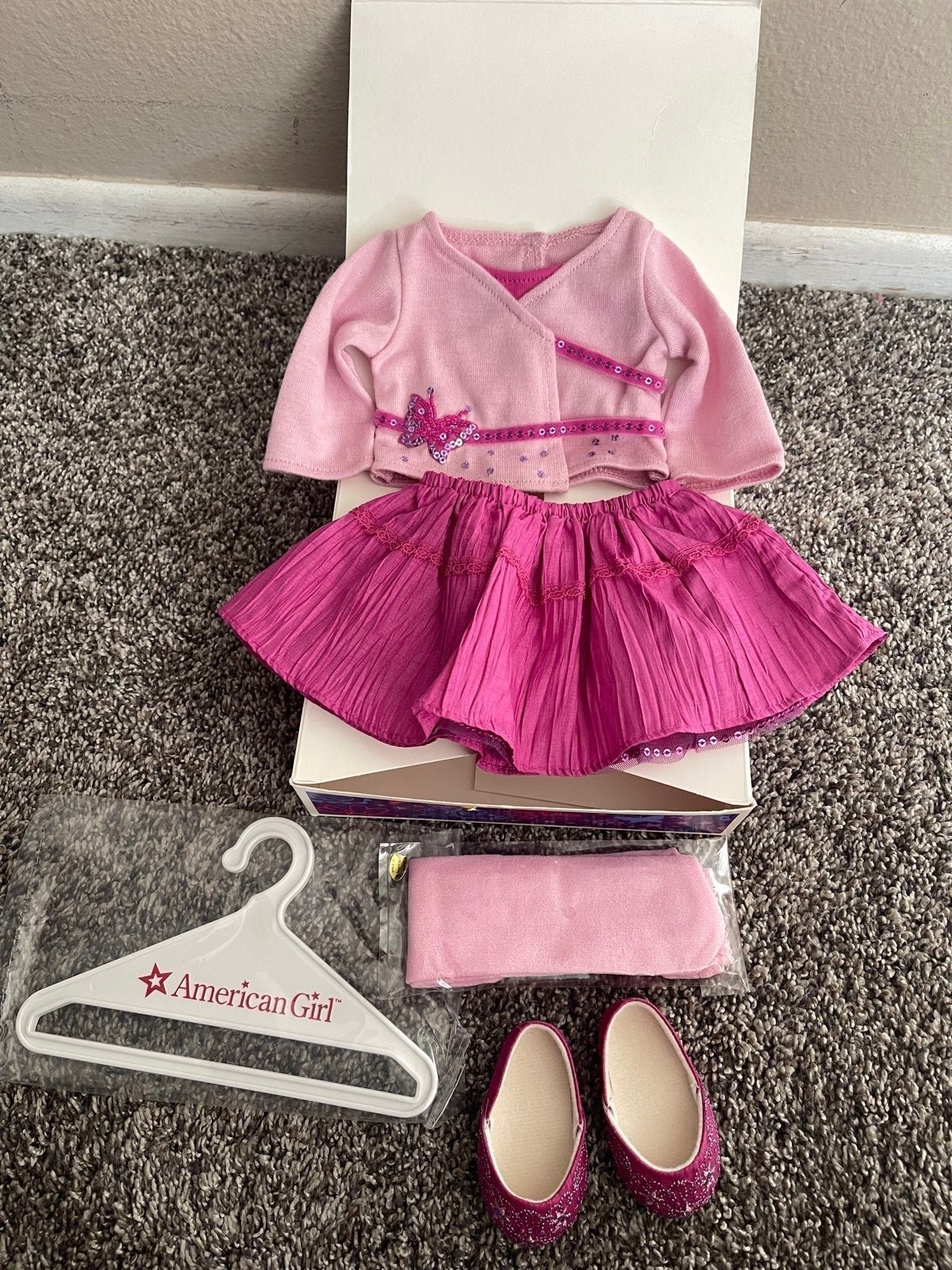 American Girl doll Sweet Sequins set outfit