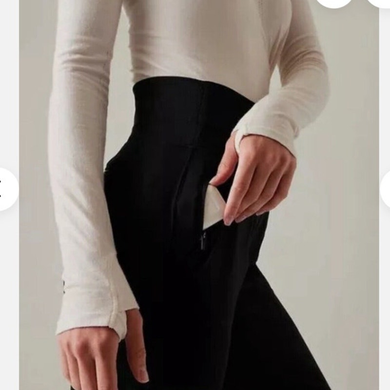 NWOT 99 5 Star Athleta Venice High Waist Jogger in Black Size XS