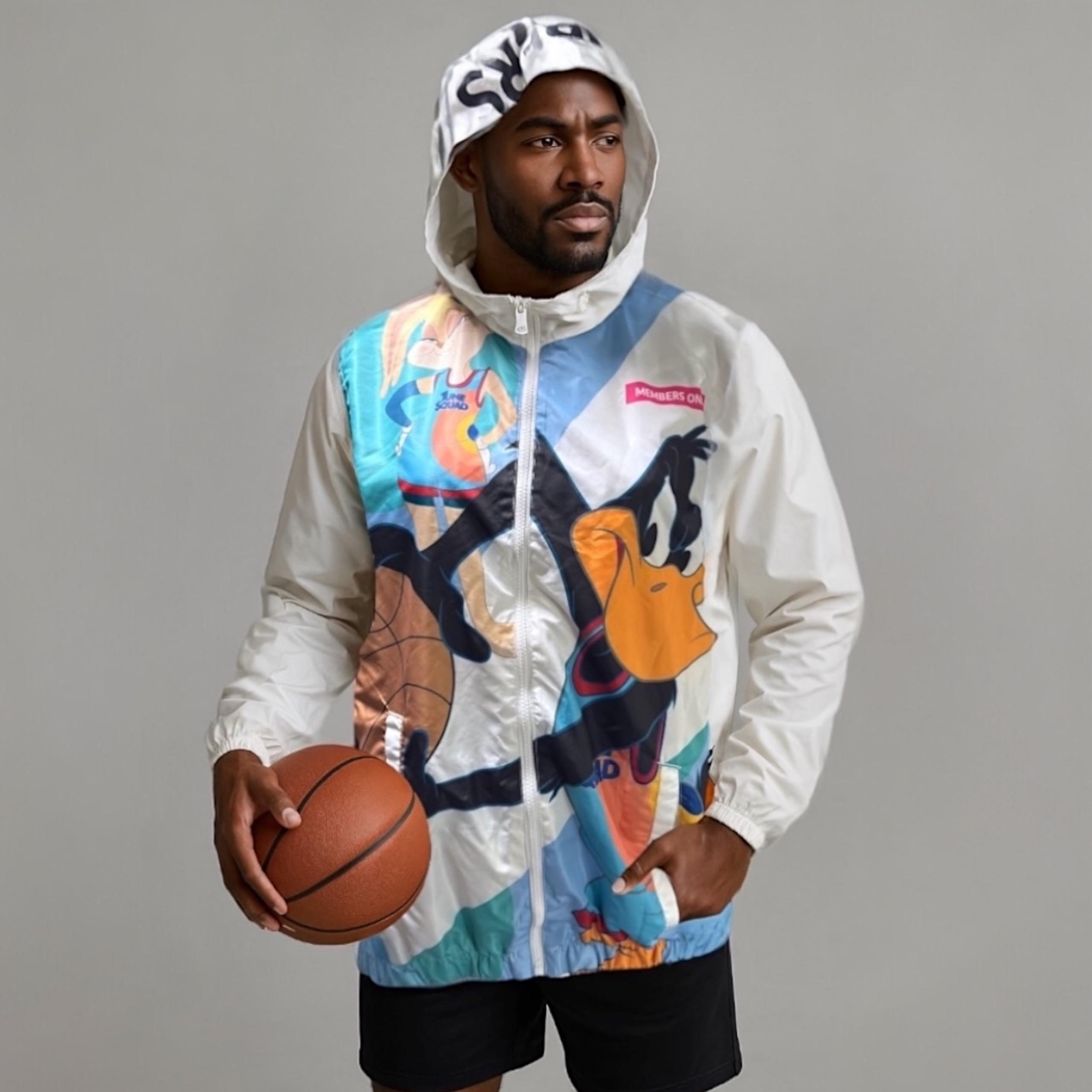 Members Only x Space Jam Daffy Squad Windbreaker Jacket – Size Small
