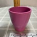 Spring Decor Accent Lot Purple Orchid & Mini Yellow Bunny Planters Ceramic Bird