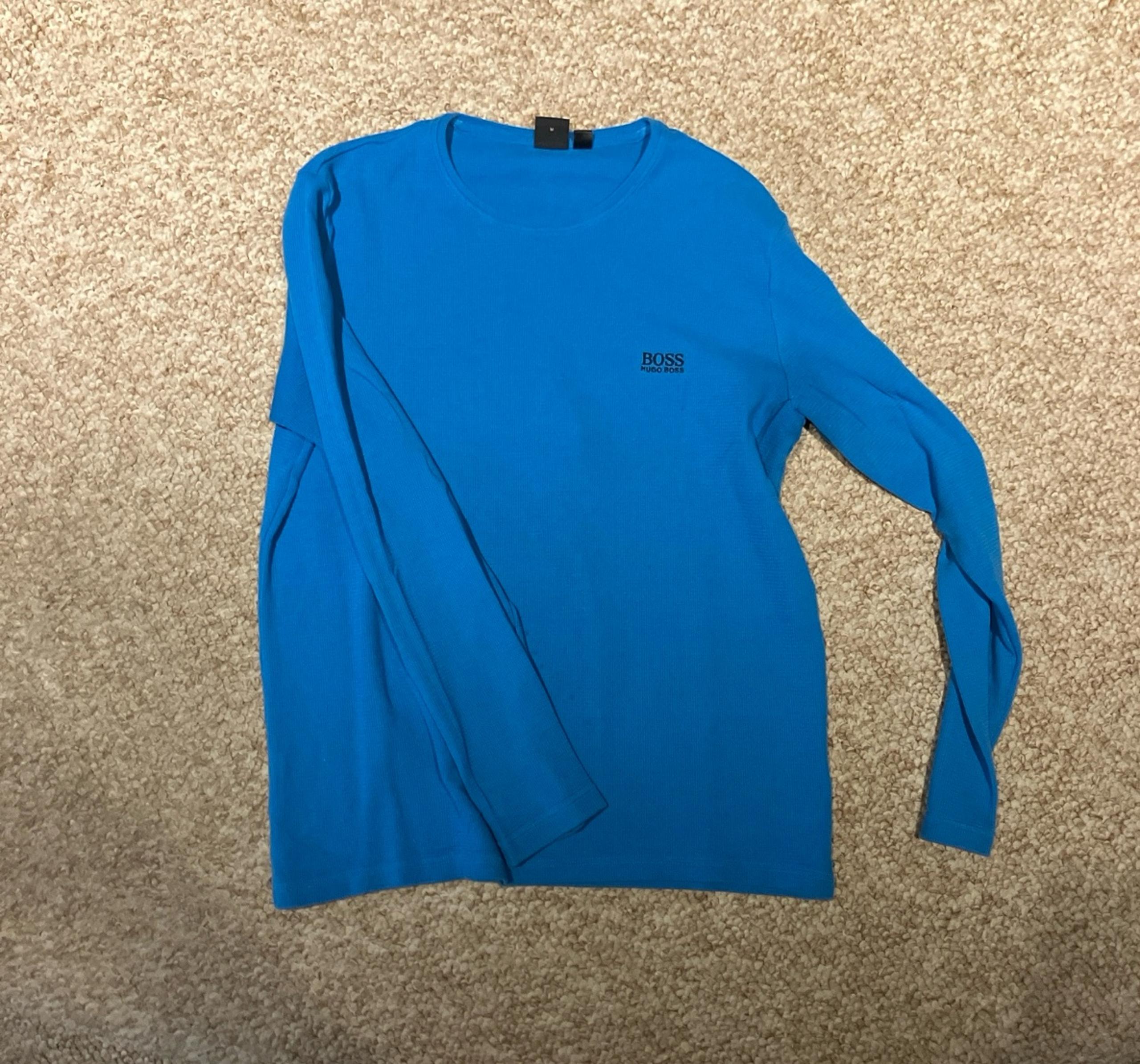 Hugo Boss Mens Crewneck Waffle knit (M)