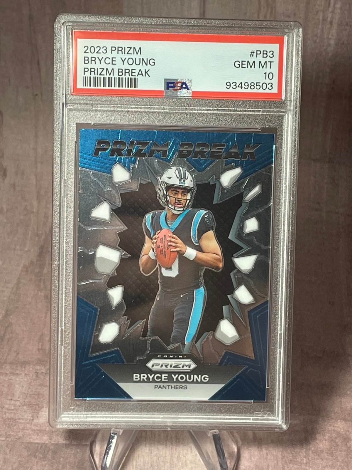 2023 Prizm Bryce Young Prizm Break Psa 10 Rookie Carolina Panthers
