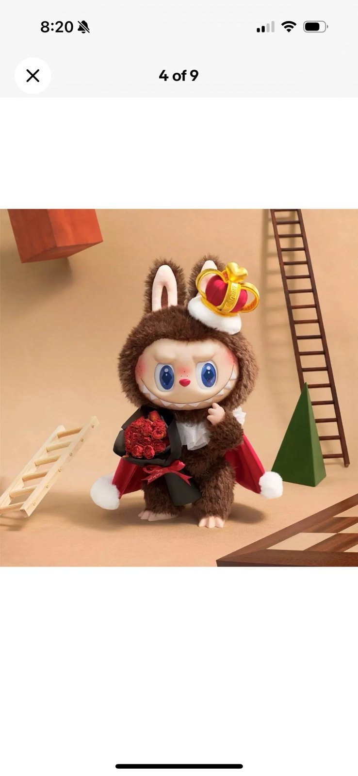 POP MART LABUBU THE MONSTERS Let's Checkmate Series-Vinyl Plush Doll