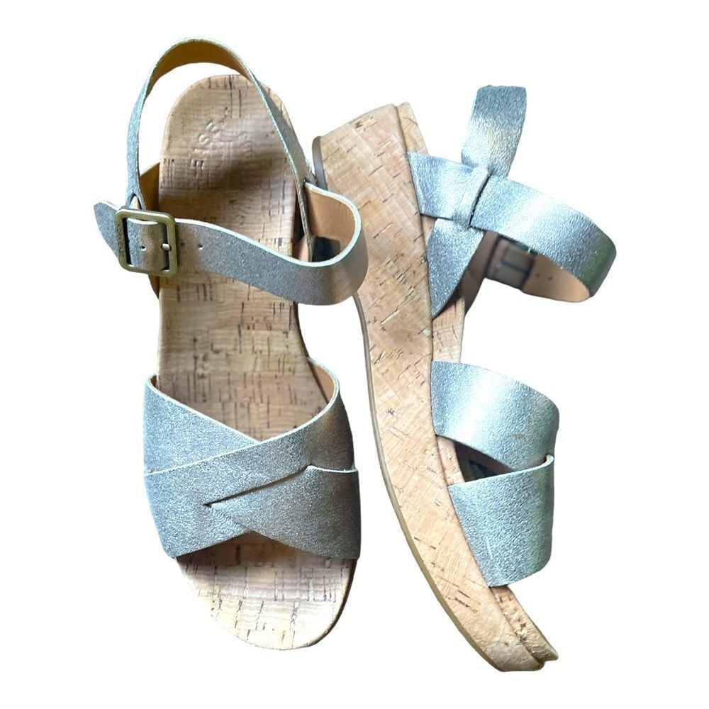 KORK-EASE Women's Myrna 2.0 Ankle Strap Wedge Sandal 9