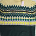 Loft Yellow Green Ski Lodge Cozy Long Sleeve Turtleneck Sweater Size Small
