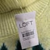 Loft Yellow Green Ski Lodge Cozy Long Sleeve Turtleneck Sweater Size Small