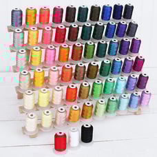 63 Spool Brother Colors Polyester Embroidery Machine Thread