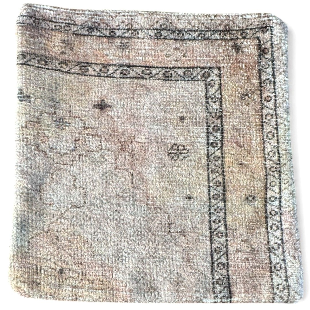 West Elm Azalea Pillow Cover Recycled Polyester Vintage Rug Inspired Square 20"