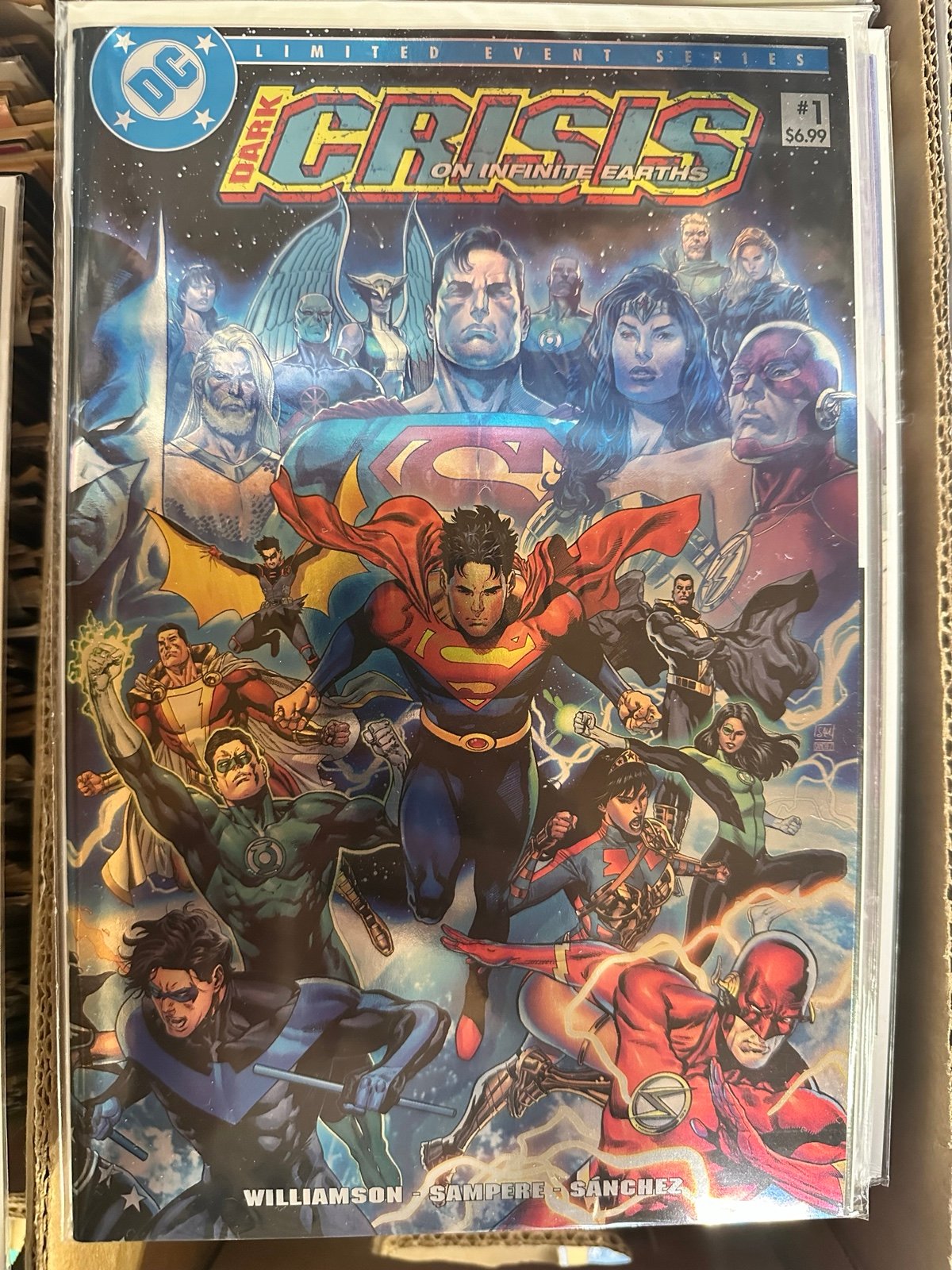 Rare Dark Crisis On Infinite Earths #1 2nd Ptg 1:25 Incentive Foil Variant