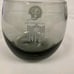 Vintage NFL San Francisco 49ers Roly Poly Glasses Vintage Smoked Gray Set of 4