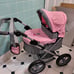 Bayer Design Baby Doll Trendy Pram in Grey/Pink, 67 x 41 x 68 centimeters, 13008