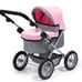 Bayer Design Baby Doll Trendy Pram in Grey/Pink, 67 x 41 x 68 centimeters, 13008