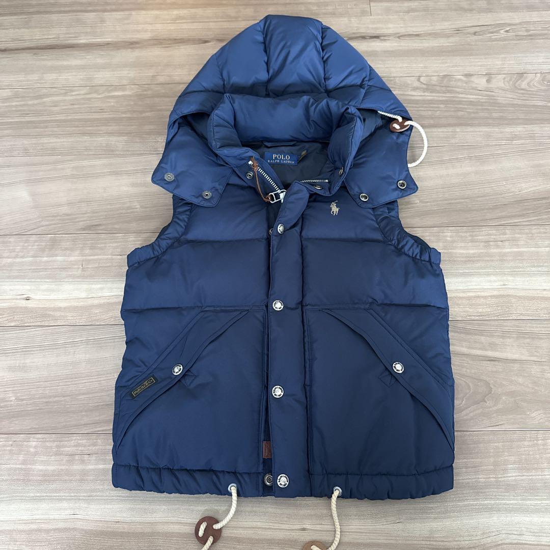 Polo Ralph Lauren Navy Down Vest for Women, Size XS