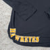 New Sz LG Women’s Iowa Hawkeyes Colosseum Hooded Long Sleeve Shirt Black/Gold