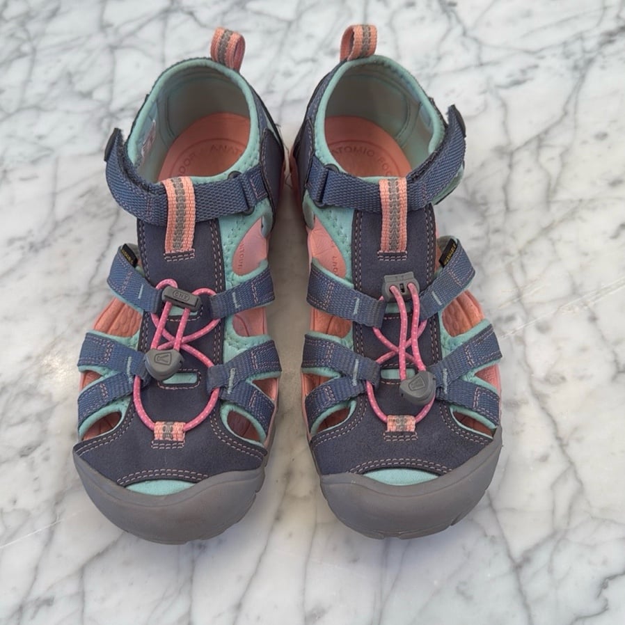 SEACAMP II CNX | FLINT STONE/OCEAN WAVE YOUTH SANDALS Sz 5