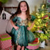 GREEN FANCY DRESS FREE SHIPPING
