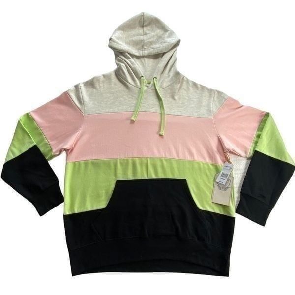 BLACKJACK MEN’S LARGE Colorblock Pullover Hoodie