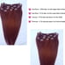 20 100% Clip in Human Hair Extensions 7Pcs,14 clips # 33