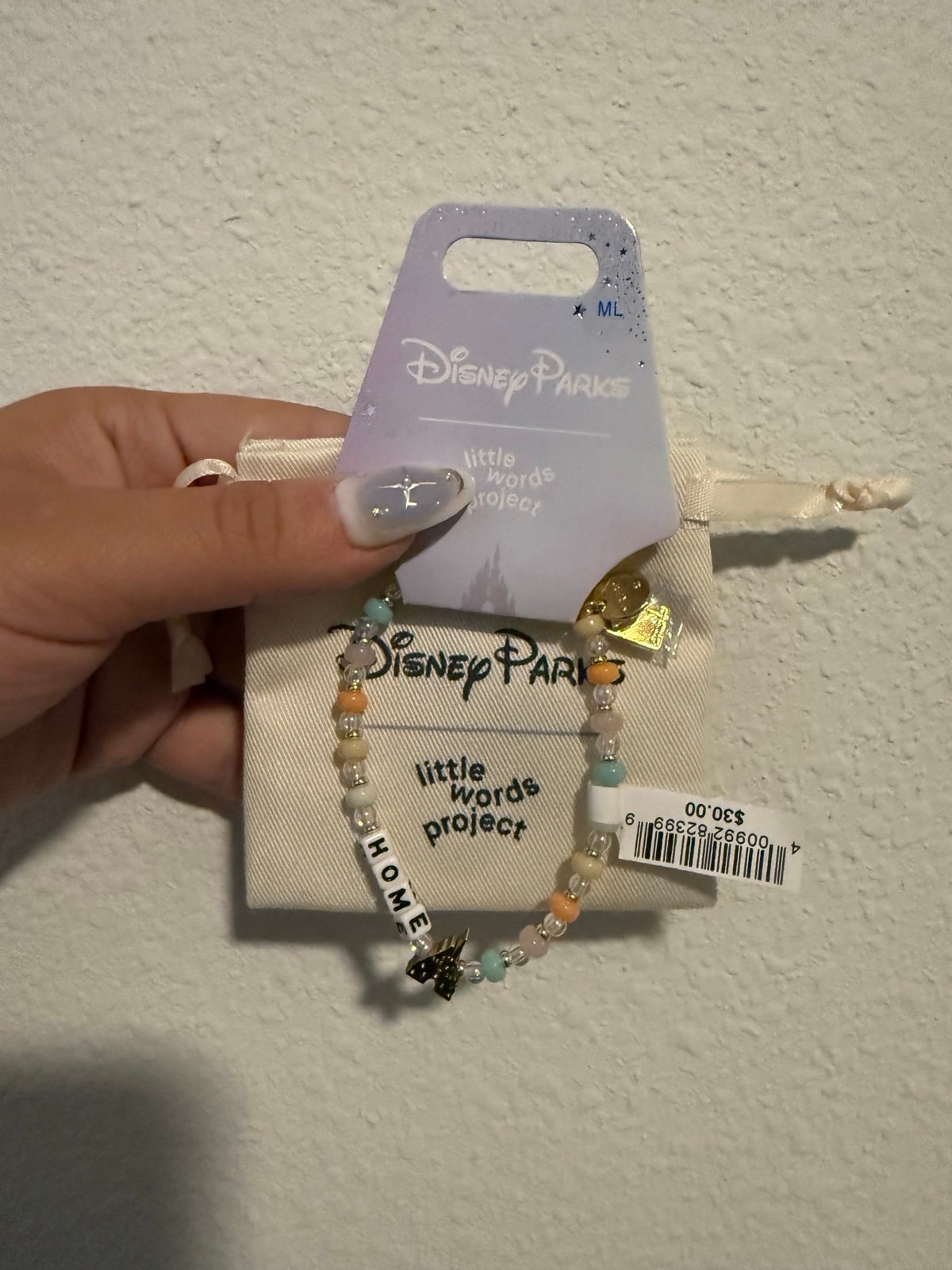 Disney Parks 2025 “Home” Bracelet by Little Words Project