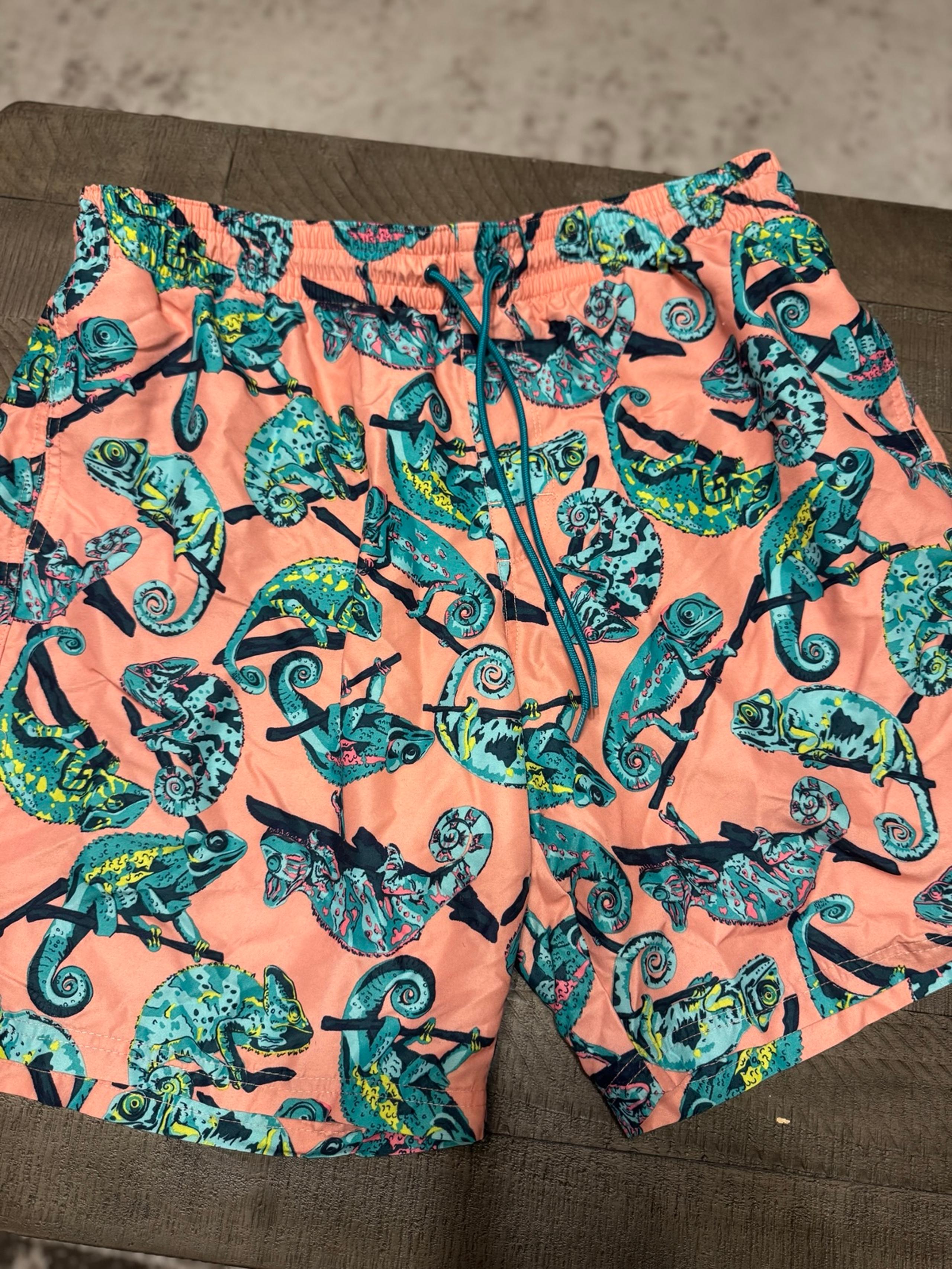 Old Navy bright chameleon men’s xl swim trunks