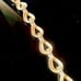 Vintage Givenchy Bracelet Textured Twisted Links Goldtone Signed