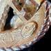 Vintage Givenchy Bracelet Textured Twisted Links Goldtone Signed