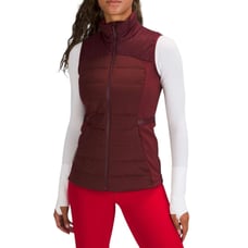 Lululemon Down For It Vest Red Merlot