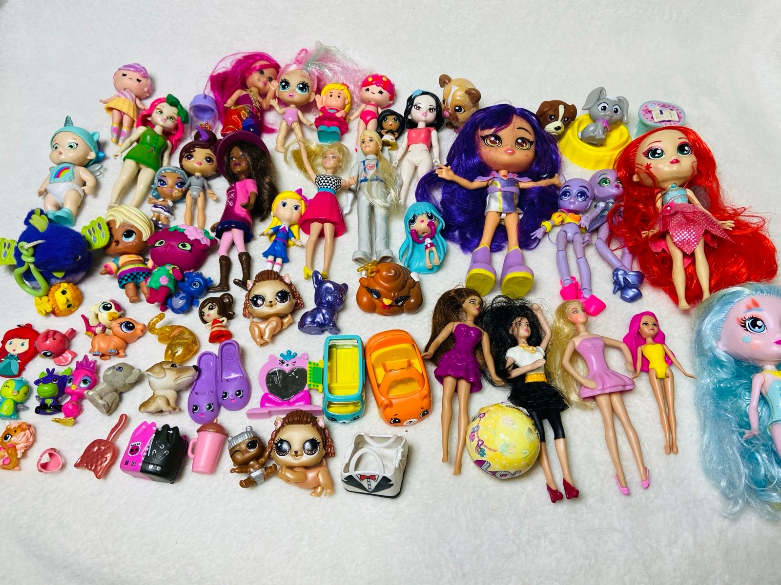 3lbs Mixed Small Doll Lot Piñata Filler LOL Dolls Shopkins Barbie LPS