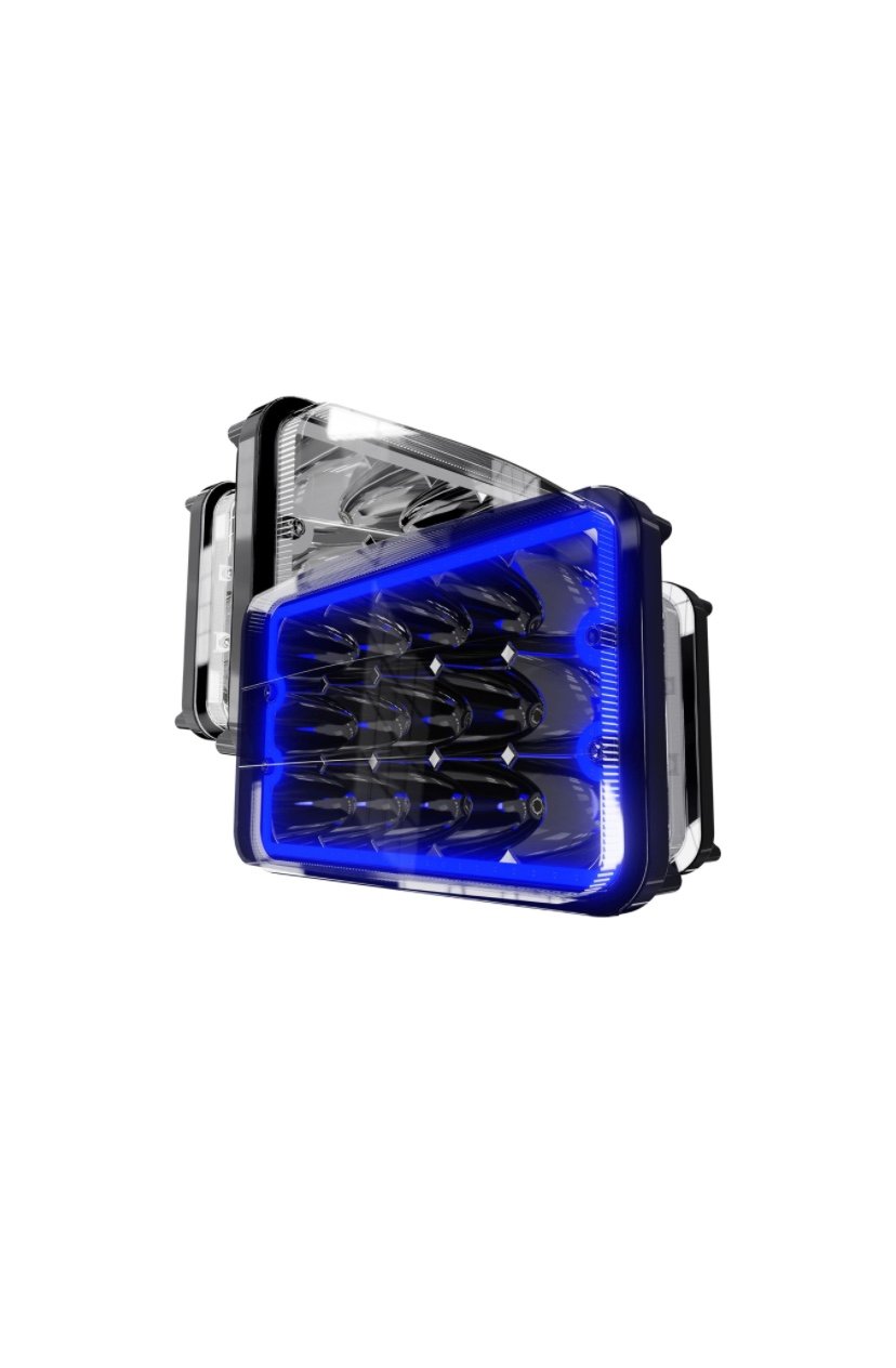 ROLINGER 4PCS Off Road Plug and Play Sealed Beam LED Light