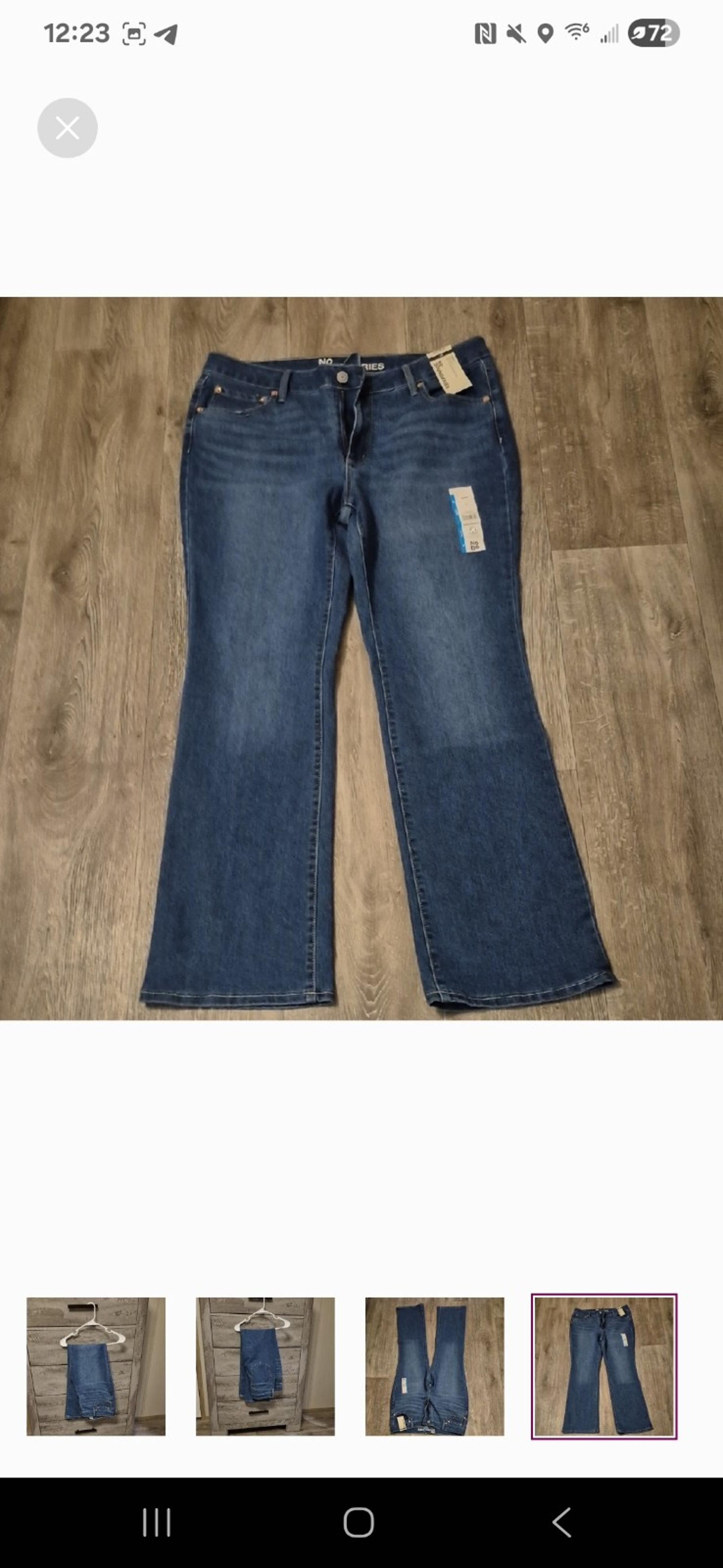 No Boundaries Women's Boot Cut Jeans - size 18