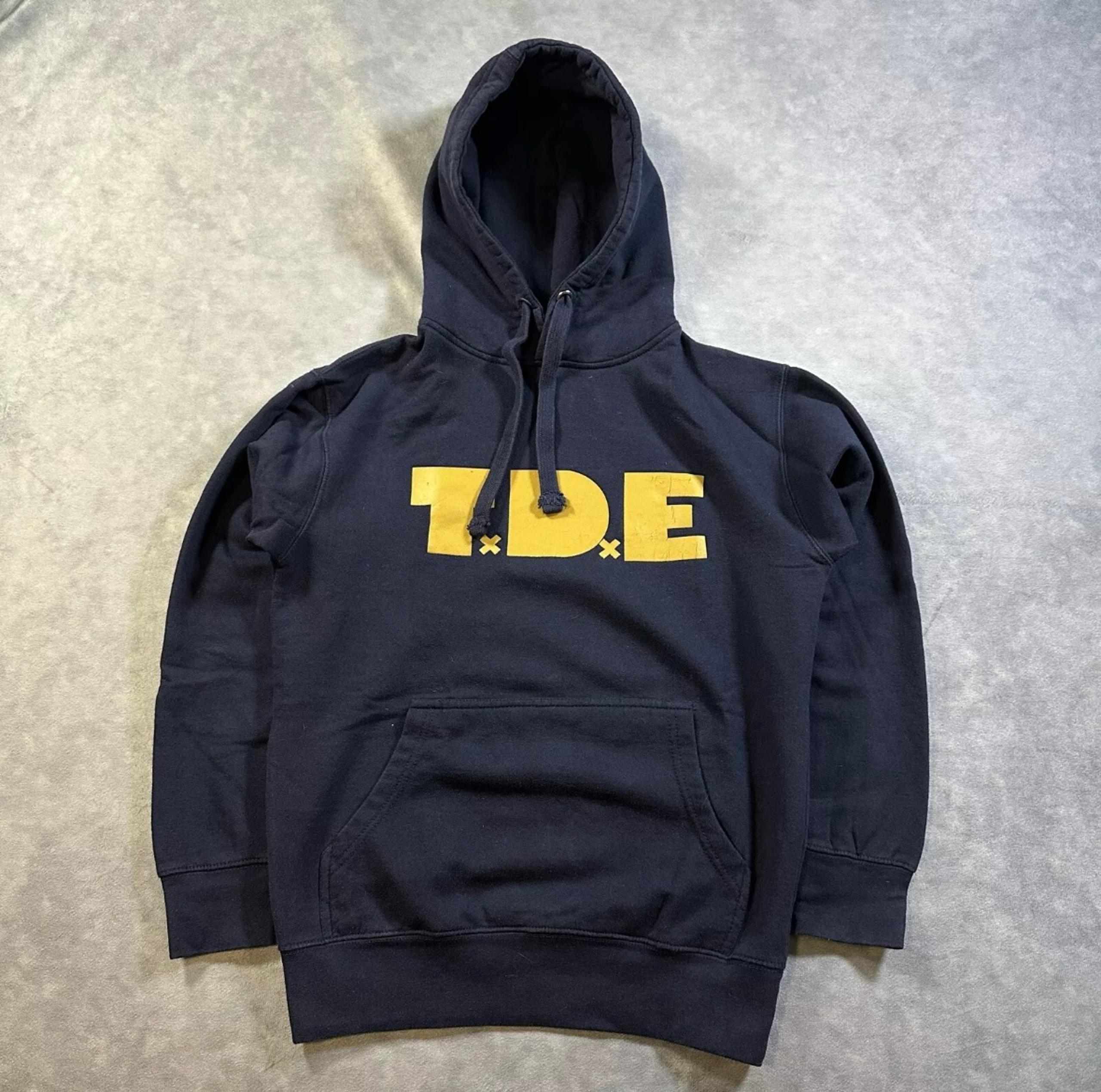 Men’s size large Kendrick Lamar TDE hoodie black tee merch tour sweatshirt hoody