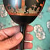 halloween matte black glass goblets