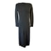 Lauren Ralph Lauren Black Midi Knit Long Sleeve Dress Size Medium