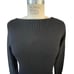 Lauren Ralph Lauren Black Midi Knit Long Sleeve Dress Size Medium