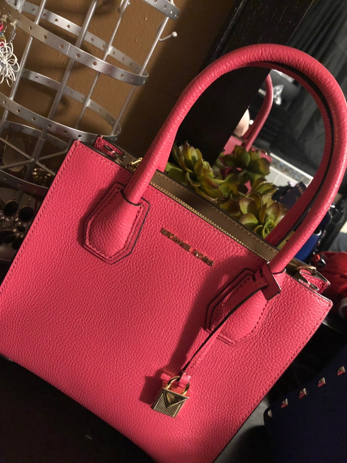 Mk Pink Small Tote