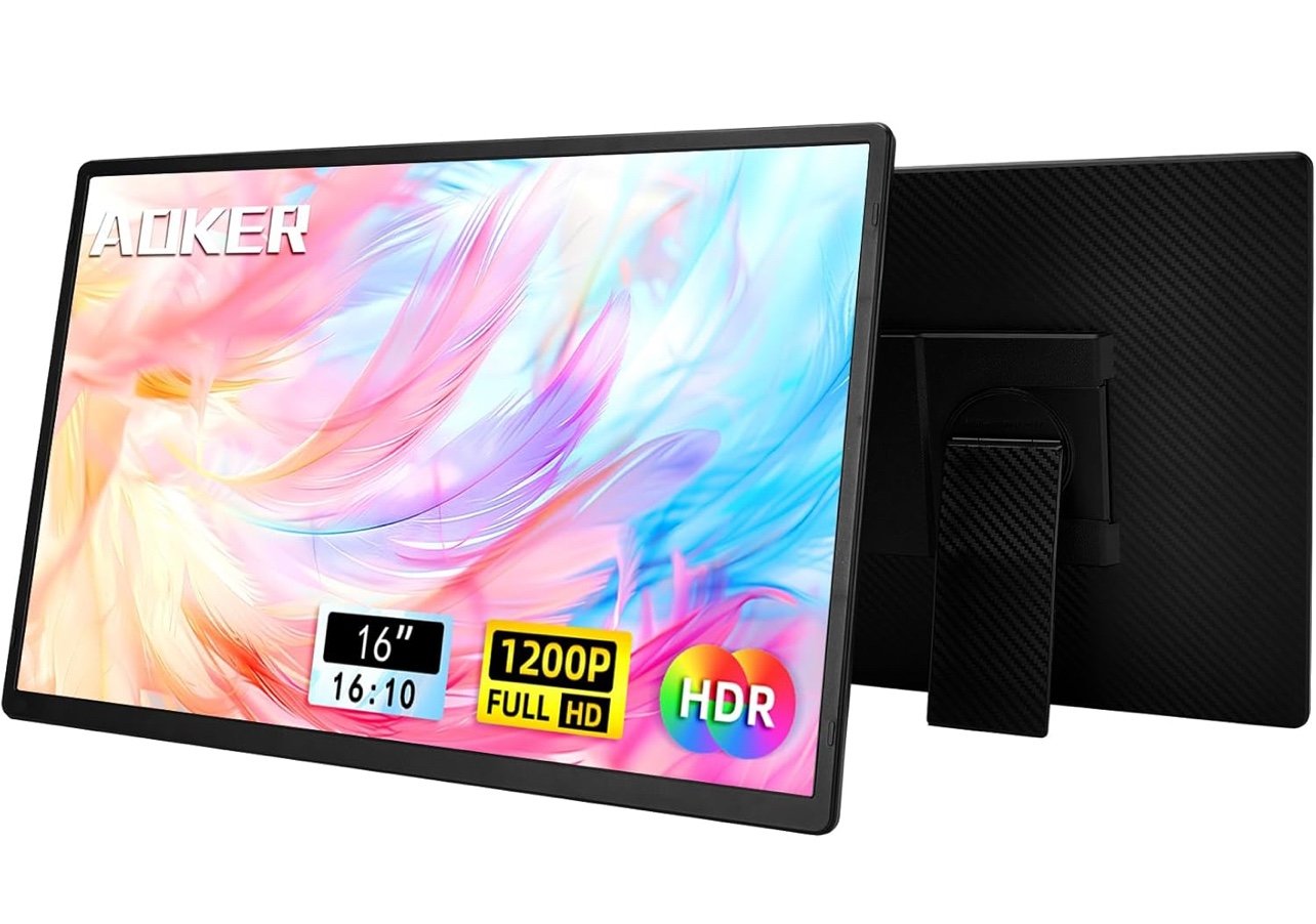 16 Portable Monitor for Laptop - 1200P FHD Laptop Screen Extender HDMI USB C