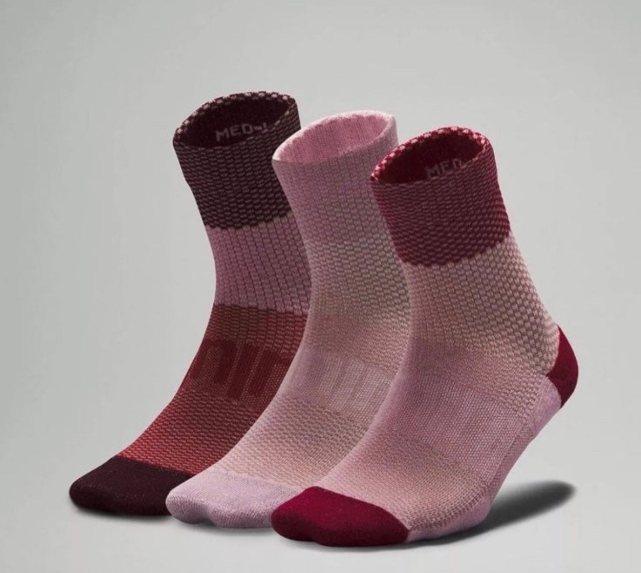 Lululemon daily stride mid crew sock *3P