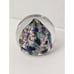 RARE HAND BLOWN Multicolored ART GLASS SIGNED BY JOE MORSE PAPERWEIGHT
