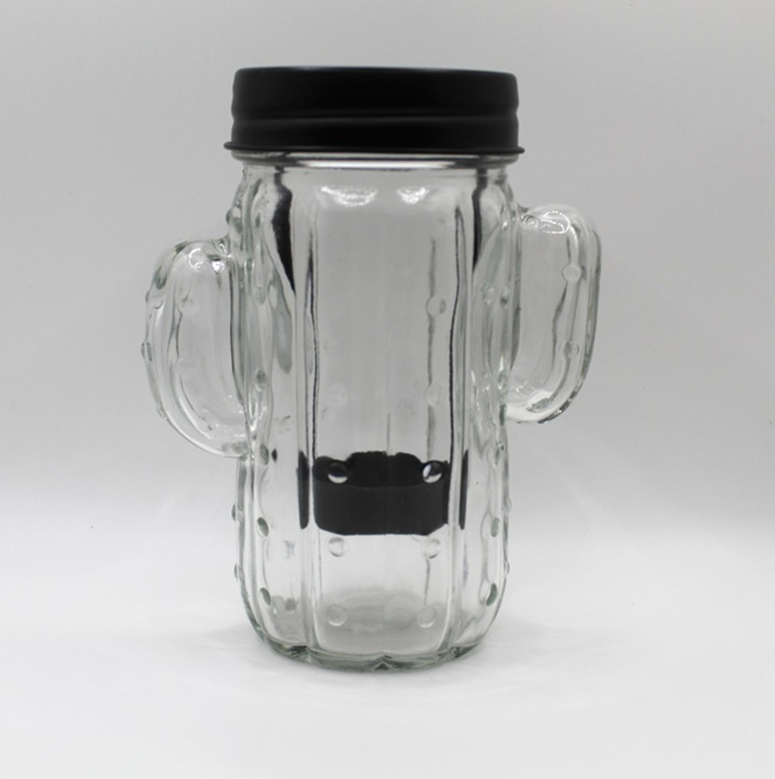 Glass Cactus Tee Light Candle Holder Jar- Hobby Lobby Home Decor