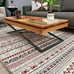 Alfa Rich 3x10 Area Rugs, Burgundy Grey Rug, Cotton Pet Friendly Washable Runner