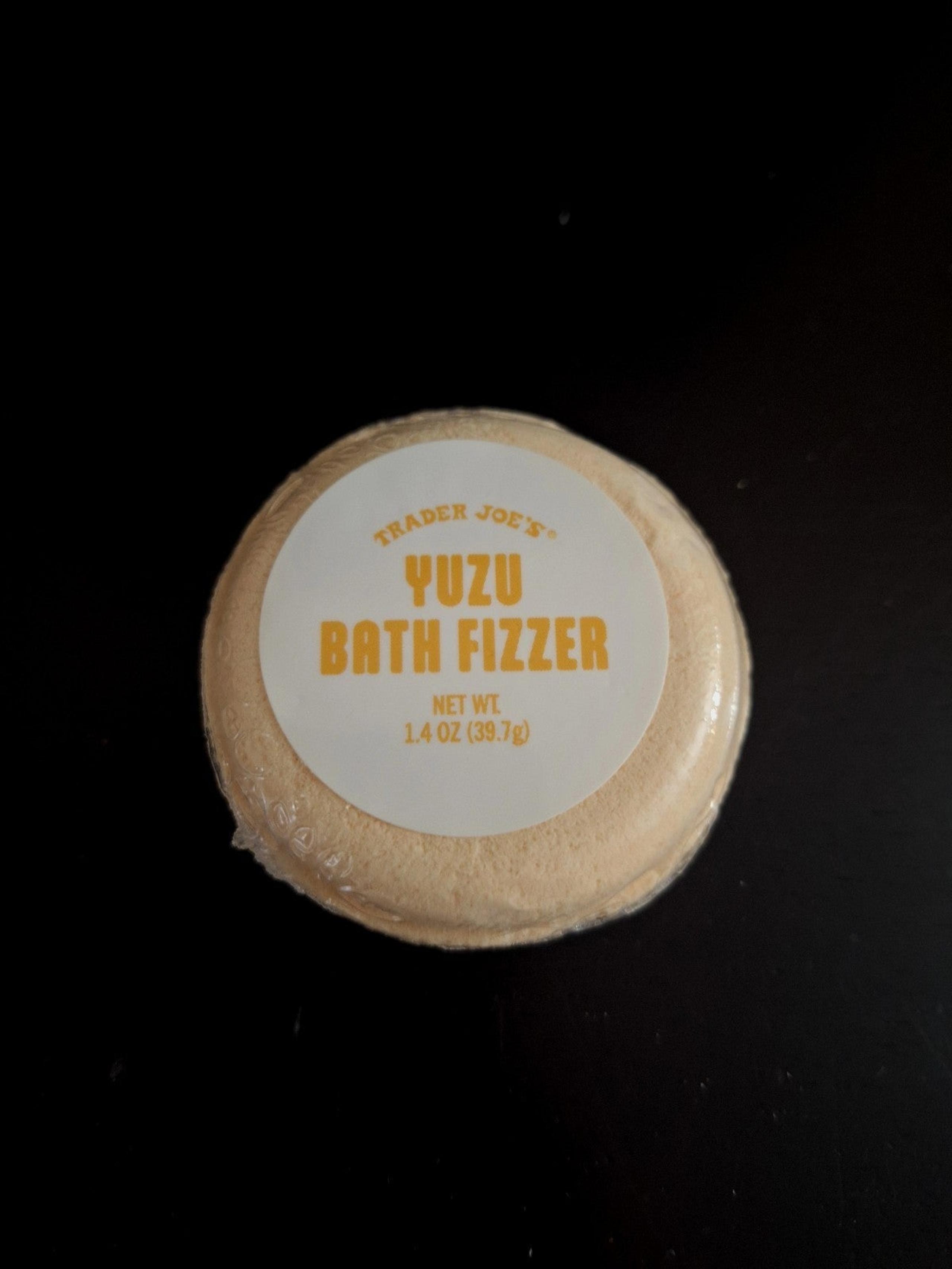 Trader Joe’s Yuzu Bath Fizzer and Exfoliating Sugar Scrub Bundle
