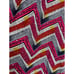 Francis + Benedict Midi Skirt Pink Multicolor African Wax Print Pleated Size S