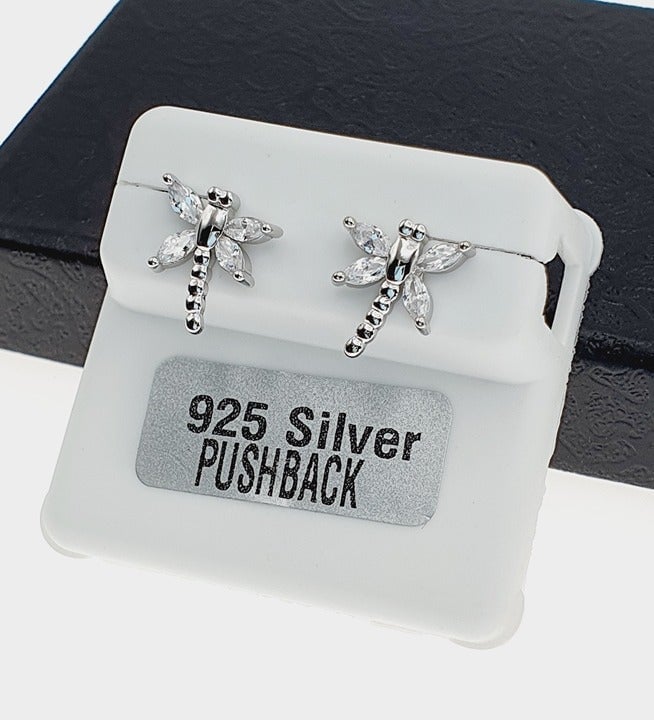 925 sterling silver luxury CZ earrings for women/girls, Best for gift, RJUS2218